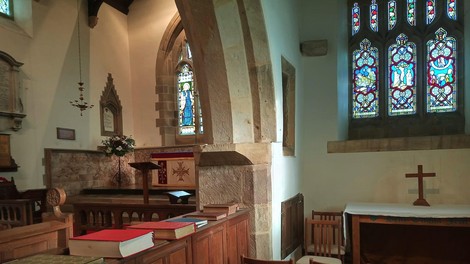 St Wilfrids Church Melling cerkev cudez denar resitev obnova tezave anglija britanija zlato odkritje