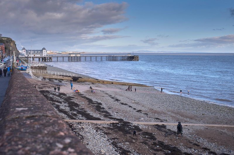 Penarth Pier Wales plaza