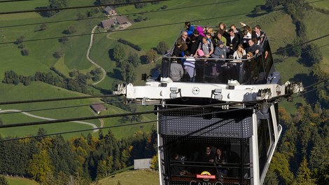 Stanserhorn odprta zicnica Svica Cabrio