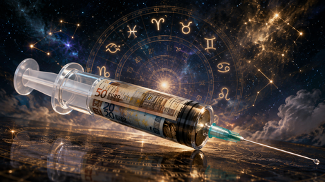 horoskop, denar, injekcija