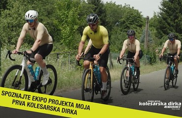 Projekt Moja prva kolesarska dirka se začenja: spoznajte ekipo