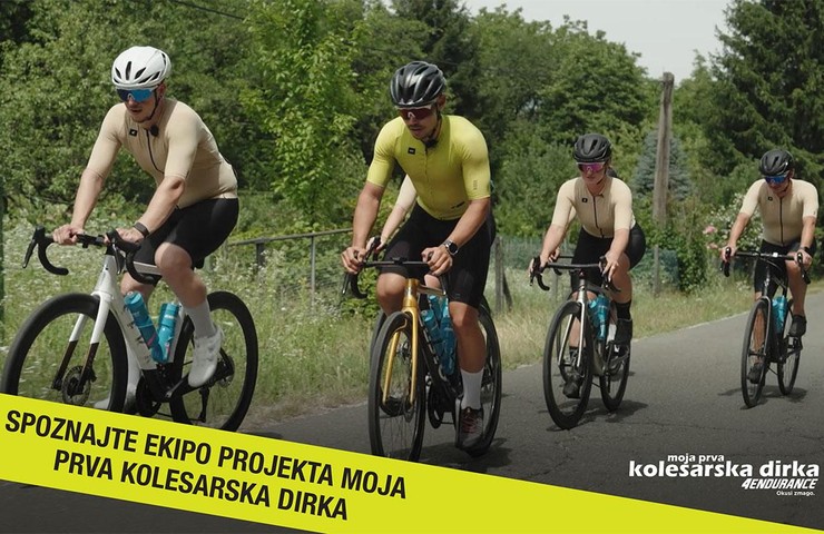 Projekt Moja prva kolesarska dirka se začenja: spoznajte ekipo
