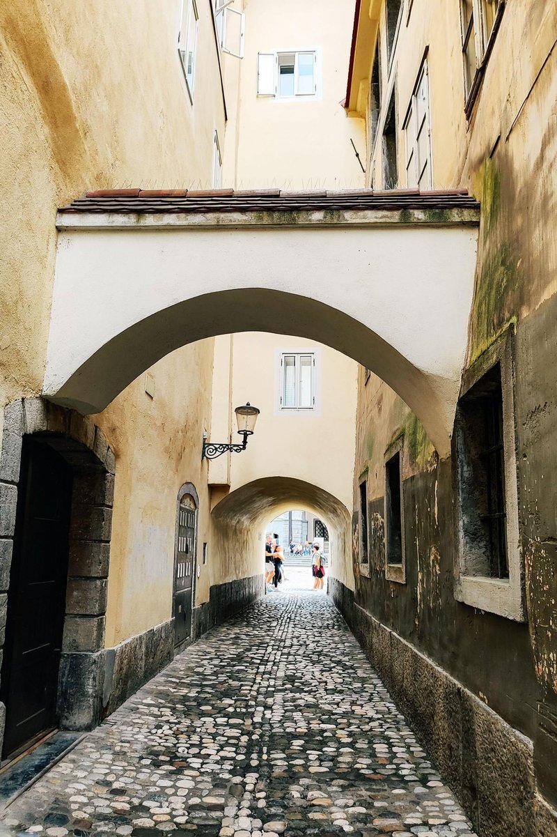 Ljubljana prehod oporni loki mosticki