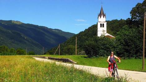 Dolina Soce kolesarka