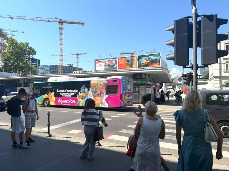Ljubljana avtobusna postaja potniki