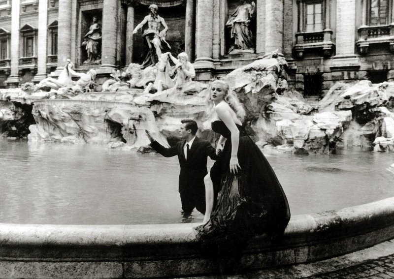 Rim Fontana Trevi film Sladko zivljenje
