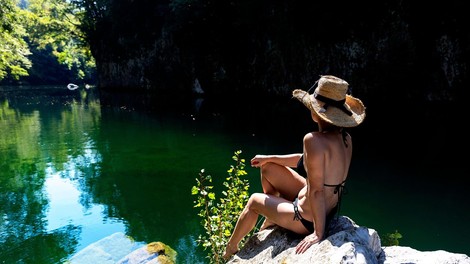 turistka reka Idrijca