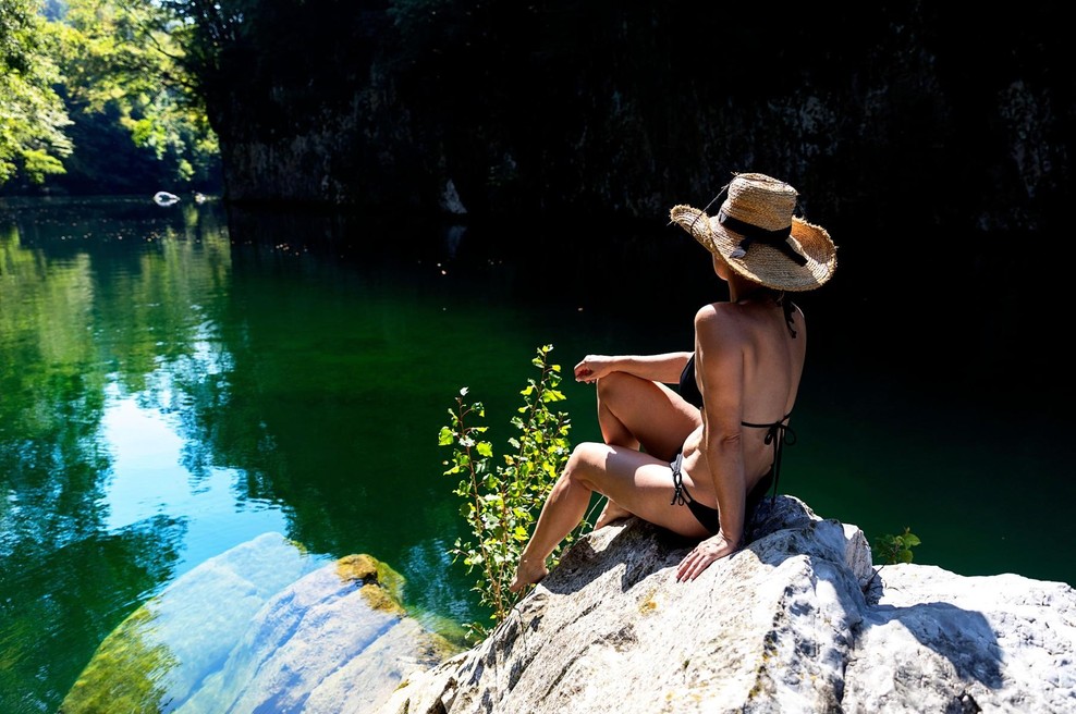 Vsi govorijo o reki Soči, turistka pa je opozorila na še eno slovensko reko, ki jo je povsem navdušila (foto: Profimedia)