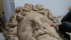 Arheologija Turcija Aspendos kip