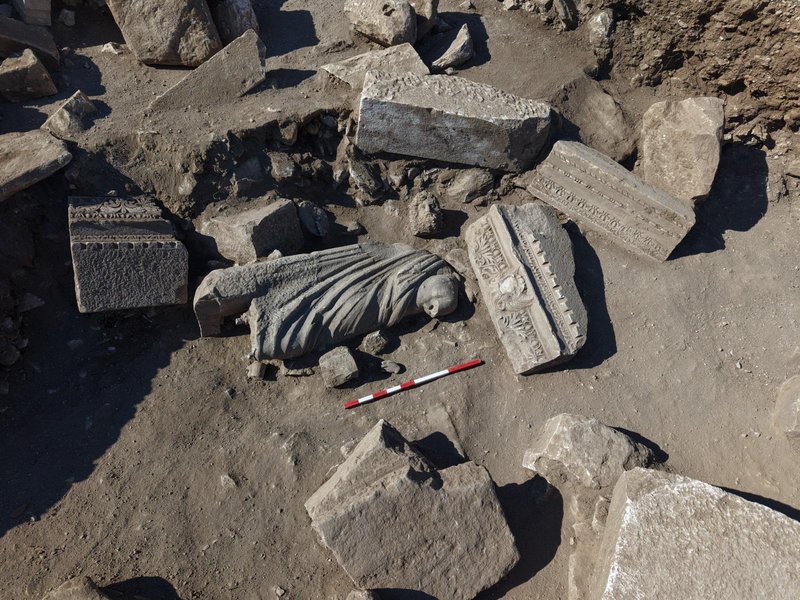 Arheologija Turcija kip Aspendos