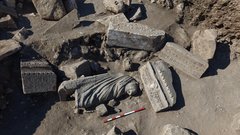 Arheologija Turcija kip Aspendos