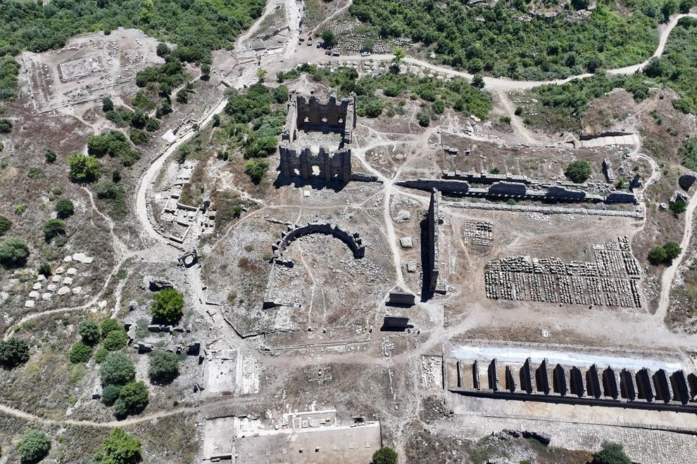 Aspendos Anatalija Turcija arheologija