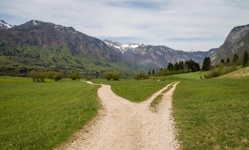 Bohinj gore potka