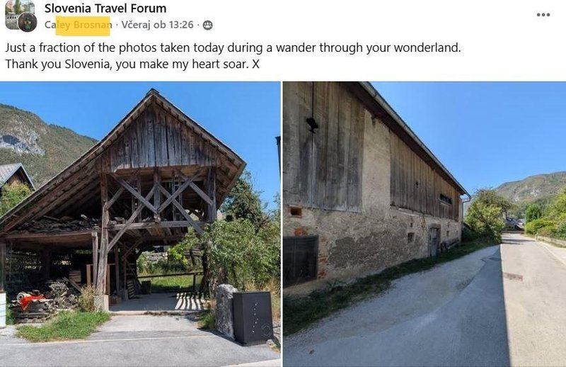 zapis Slovenija lepote sprehod