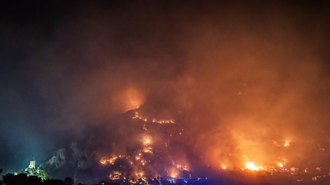 Omiš, požar