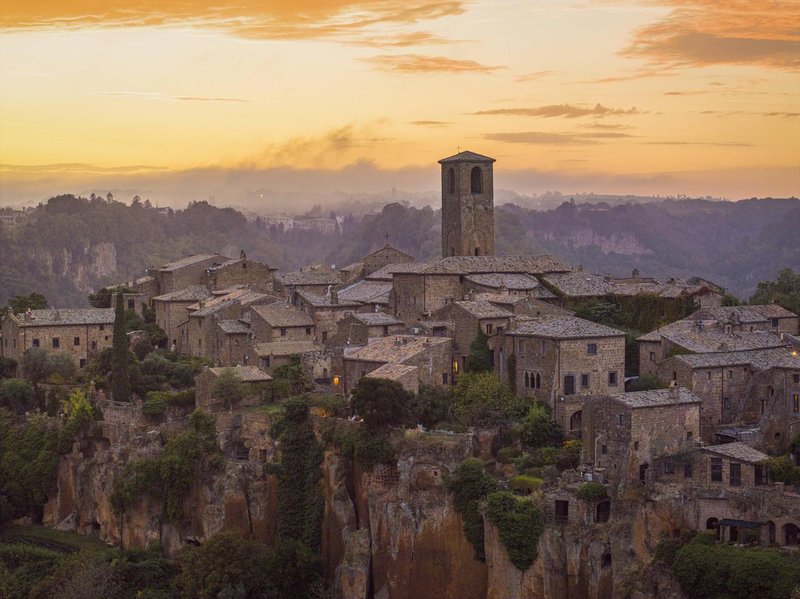 Civita di Bagnoregio Italija mestece