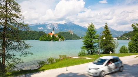 Slovenija Bled avto potovanje