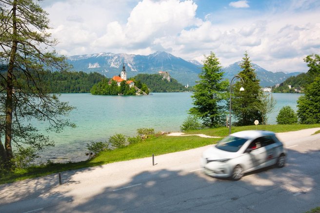 Slovenija Bled avto potovanje