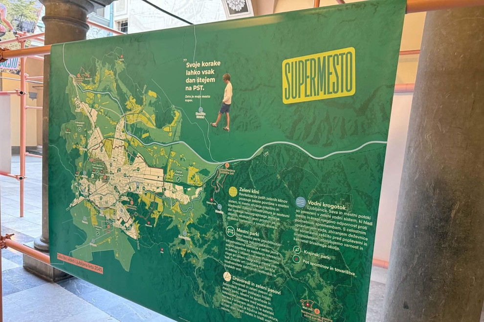 Supermesto Ljubljana razstava Mestna hisa MOL