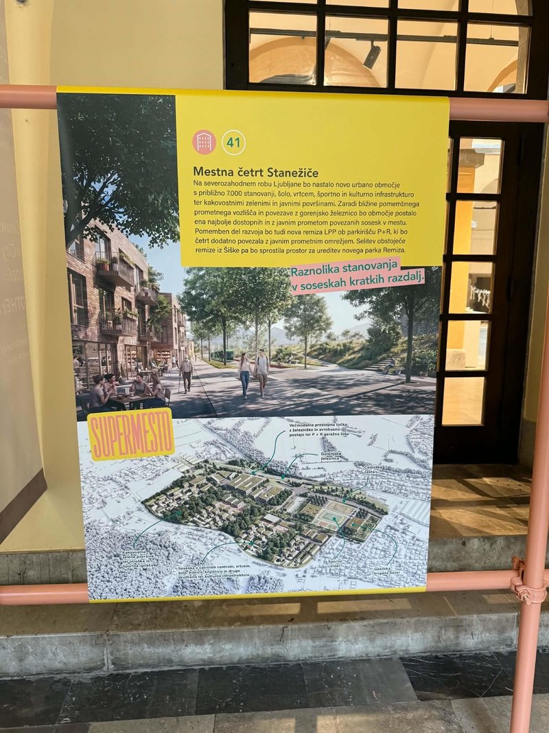 Supermesto Ljubljana razstava Mestna hisa MOL