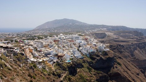 Santorini klif