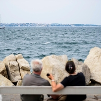 Piranski zaliv Piran turisti