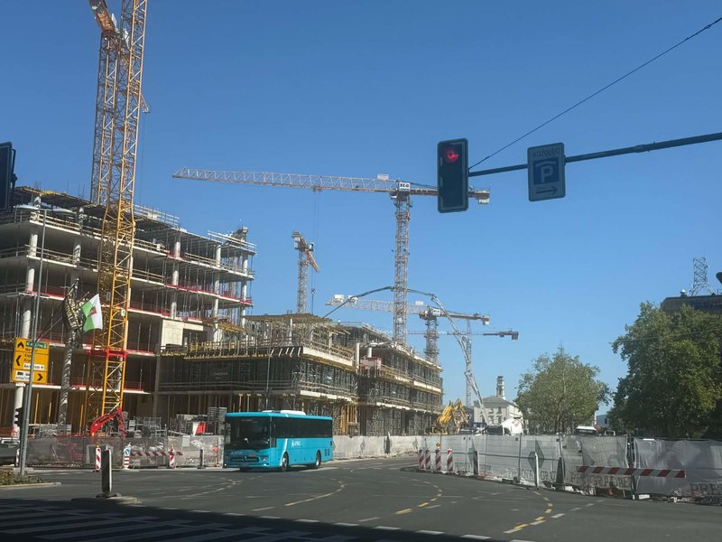 Avtobusna postaja Ljubljana gradnja