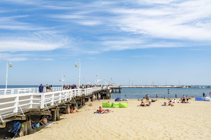 Sopot Poljska plaza morje