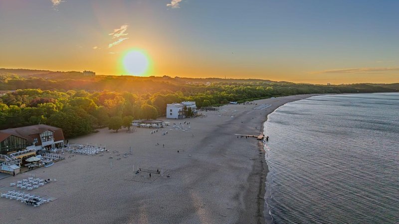 Sopot Poljska plaza morje