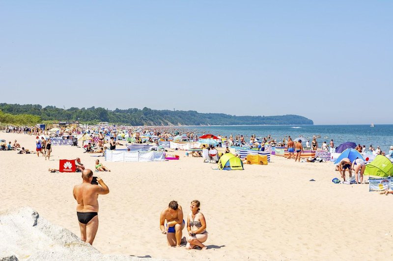 Sopot Poljska plaza morje