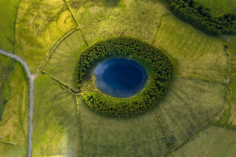 Azori Sao Miguel Kratersko jezero