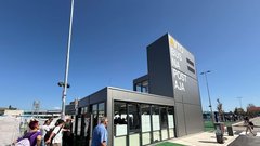 Ljubljana Emonika avtobusna postaja zacasna