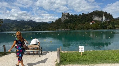 Bled Blejsko jezero turistka