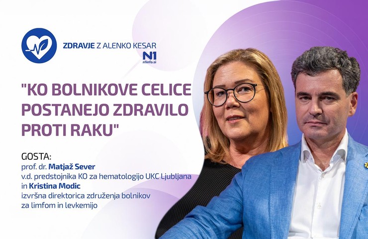 Zdravje z Alenko Kesar: "Ko bolnikove celice postanejo zdravilo proti raku"