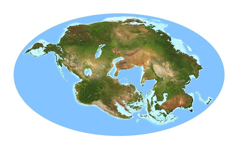 pangea ultima svet zemljevid prihodnost clovestvo celine premikanje zdruzeno