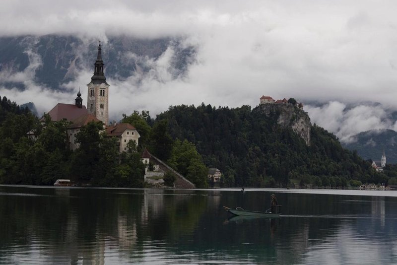 Bled Blejsko jezero Blejski otok