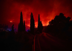 Sodni dan na Braču: ogenj zajel velik del otoka, prizori so apokaliptični in pretresljivi (FOTO)