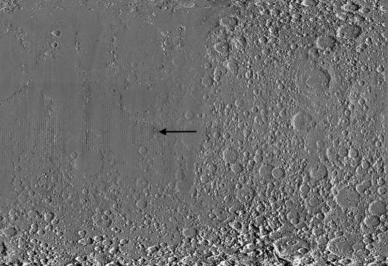 Nasa, Luna, krater