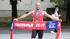 
                                                         Najhitrejši med moškimi na 5 kilometrov je bil Marko Vozab