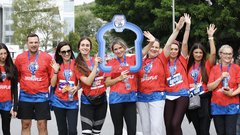 
                                                         Uspešni prvi Bimbo Race Adria na Grosupljem, kjer so številni tekači združili moči in Rdečemu križu zagotovili kar 13.000 kosov kruha