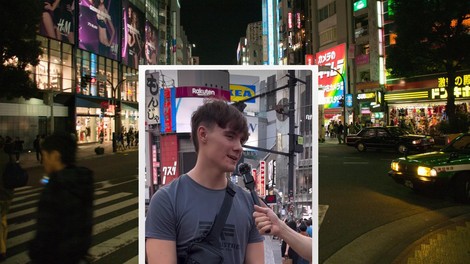 15-letni Hrvat sredi Tokia navdušil z intervjujem v japonščini, ki se jo je naučil sam