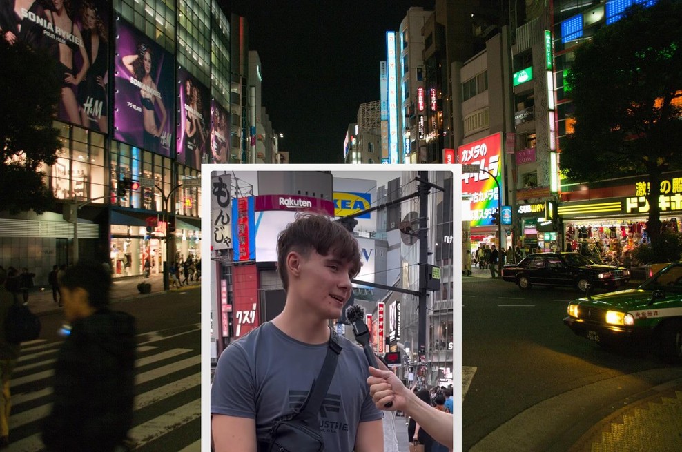 15-letni Hrvat sredi Tokia navdušil z intervjujem v japonščini, ki se jo je naučil sam (foto: profimedia/instagram)