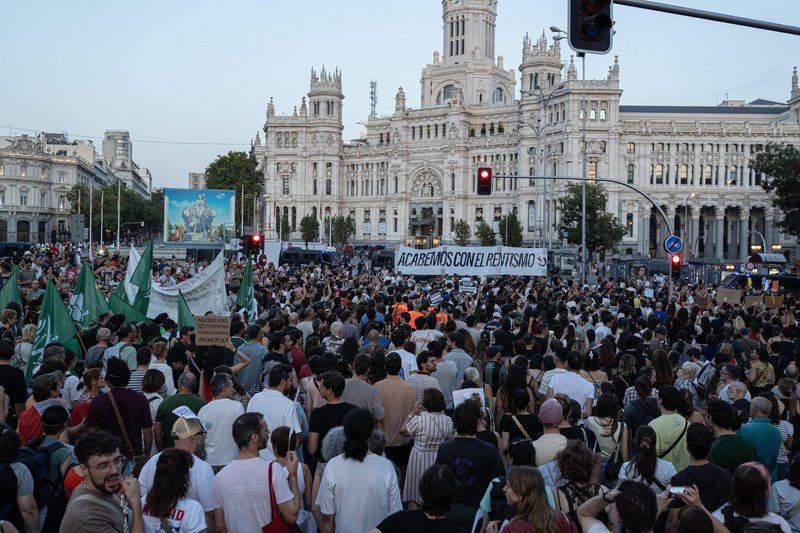 Madrid, protest