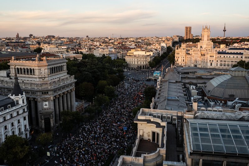 Madrid, protest
