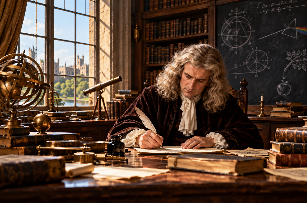 To vajo za možgane je izvajal tudi Isaac Newton: 10-letniki zanjo potrebujejo dobro minuto (foto: ChatGPT, AI)