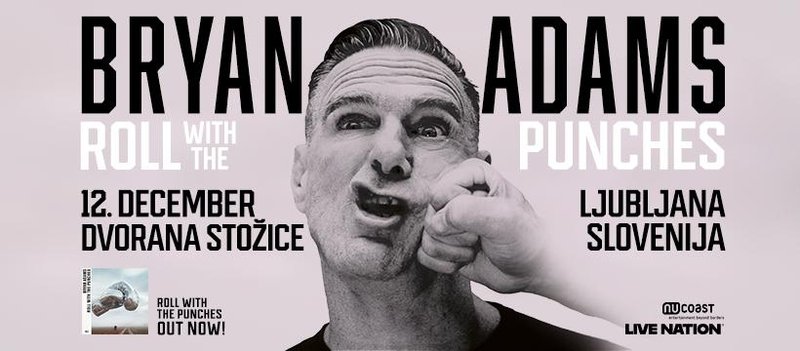 Bryan Adams se vrača v Stožice: decembra nas čaka poseben večer brezčasnih uspešnic