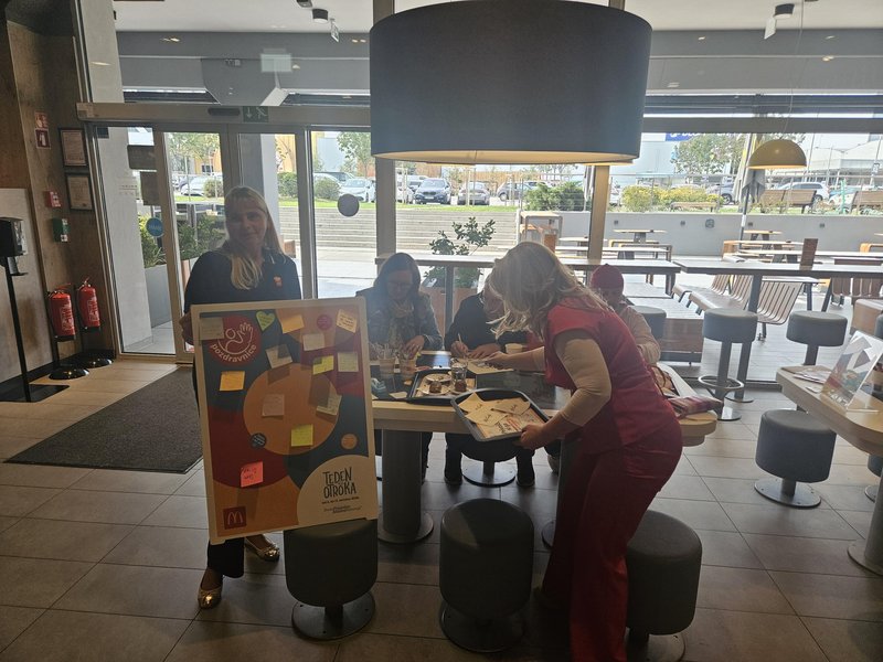 Dobrodelna akcija v Tednu otroka: Vsak pozdrav šteje. Vsak Happy Meal pomaga.