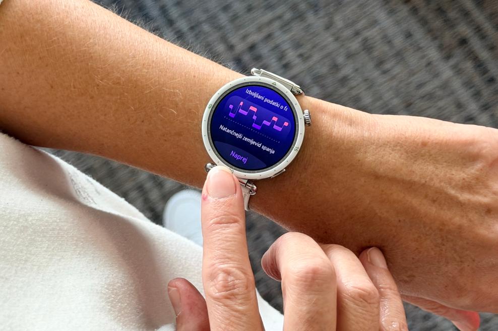 Budilka je OUT, IN je alarm za spanje: kaj sem po dveh tednih odkrila s Huawei Watch GT 7 (foto: Huawei)