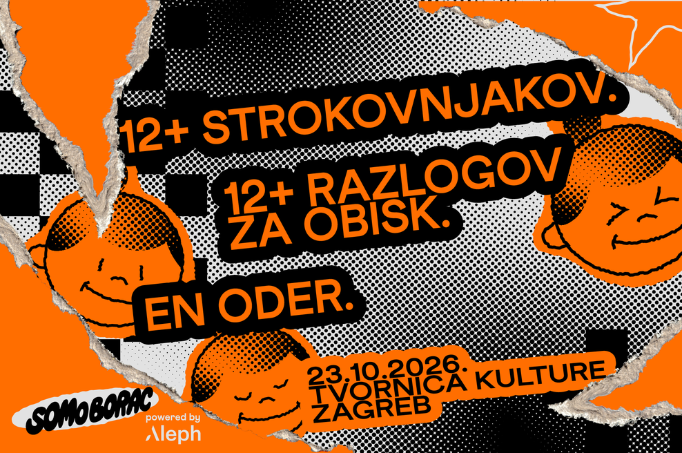 Pozornost je nova valuta, boti pa novo občinstvo: SoMo Borac predstavlja do zdaj znane predavatelje (foto: Promocijsko gradivo)
