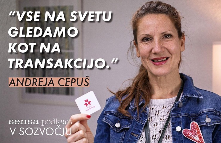 Andreja Cepuš: "Vse je postalo transakcija. Tudi naši odnosi."